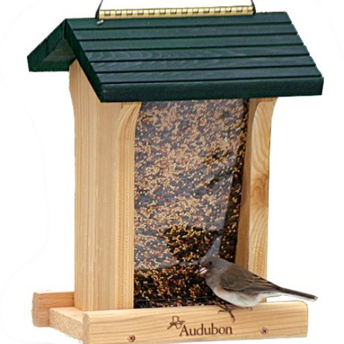 Woodlink NABIN Audubon Deluxe Honey Stained Feeder, 4.75 Quarts