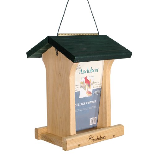 Woodlink NABIN Audubon Deluxe Honey Stained Feeder, 4.75 Quarts