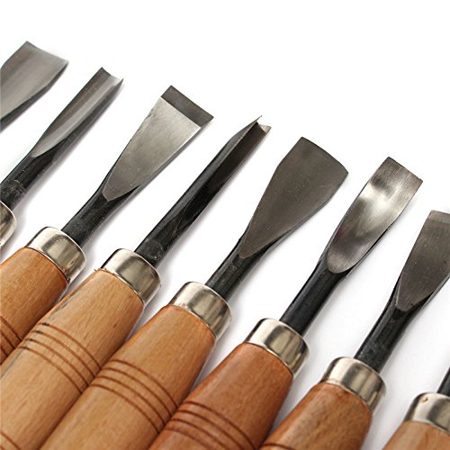 Big Size 8Pcs Woodpecker Dry Hand Wood Carving Tools Chip Detail C...