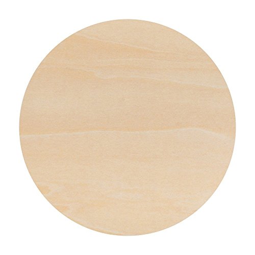 Unfinished Plywood Wood Circles Rounds for Crafts 12 Inch - Bag of...
