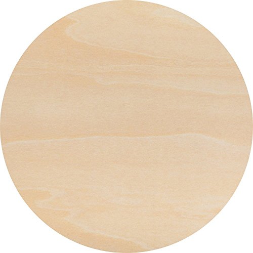 Unfinished Plywood Wood Circles Rounds for Crafts 18 Inch - Bag of...