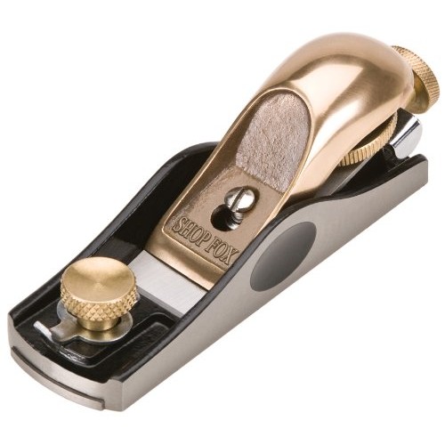 Woodstock D3831 Adjustable Block Plane, 1-3/8-Inch Blade