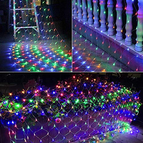 woohaha LED Net Mesh Fairy String Decorative Lights 192 LEDs 9.8ft...