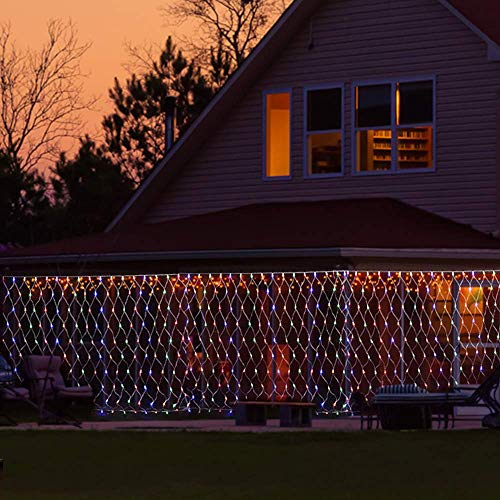 woohaha LED Net Mesh Fairy String Decorative Lights 192 LEDs 9.8ft...