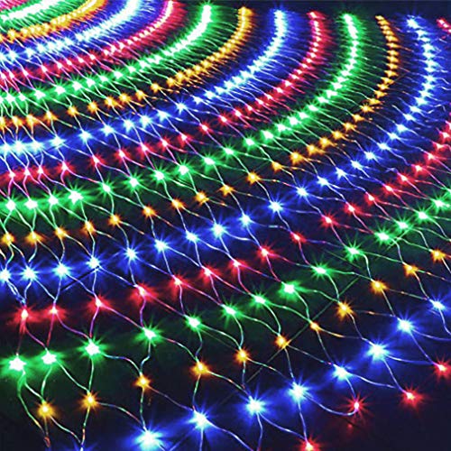 woohaha LED Net Mesh Fairy String Decorative Lights 192 LEDs 9.8ft...