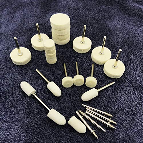 Woohome 150 PCS Polishing Bits Kit 5 Style Polishing Buffing Wheel...
