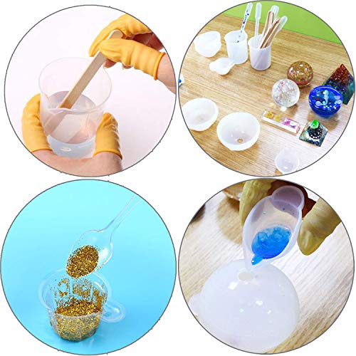 Woohome 66 PCS Epoxy Resin Tools Kit, Silicone Mold Tool Included ...