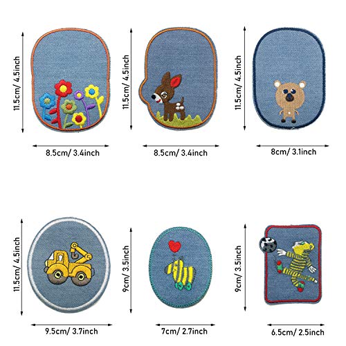 Woohome Patch Embroidered Iron on Applique Patch for Craft, Sewing...
