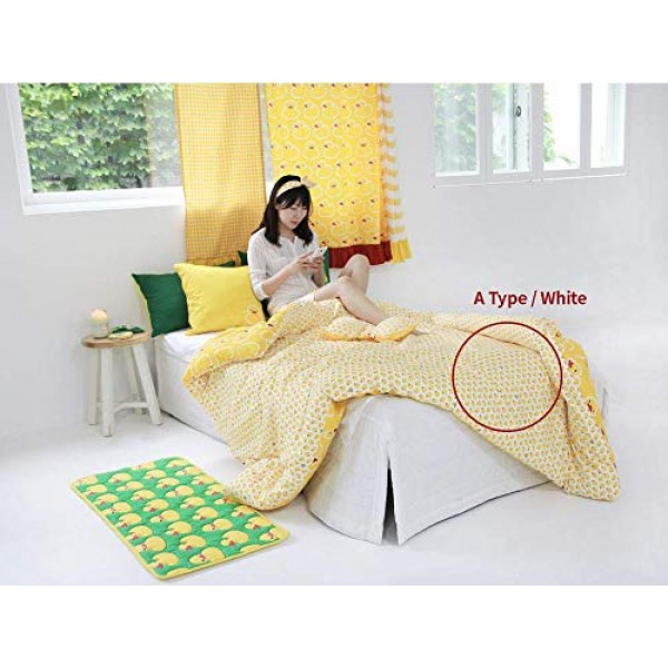 Fabric | Yellow Duck Pattern 100% Cotton Fabric 35.4 Wide by Yard...