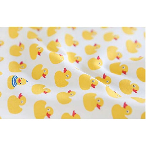 Fabric | Yellow Duck Pattern 100% Cotton Fabric 35.4 Wide by Yard...