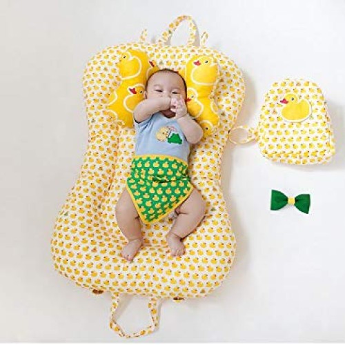 Fabric | Yellow Duck Pattern 100% Cotton Fabric 35.4 Wide by Yard...