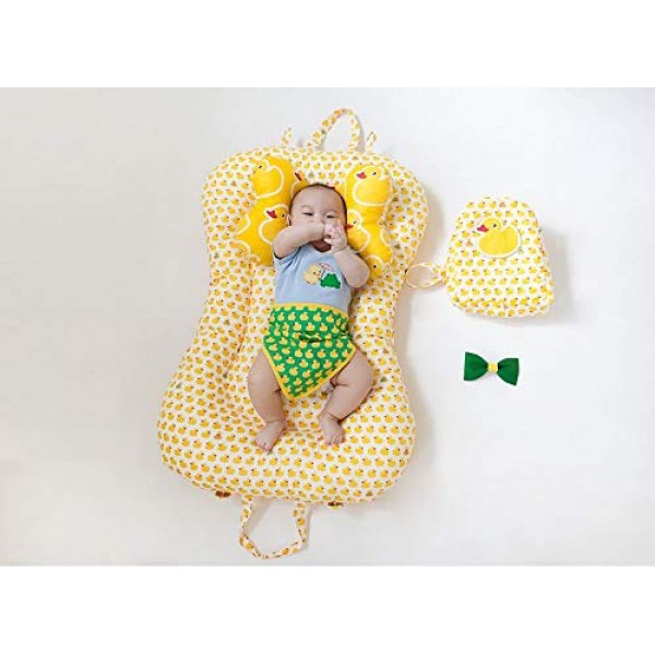 Fabric | Yellow Duck Pattern 100% Cotton Fabric 35.4 Wide by Yard...