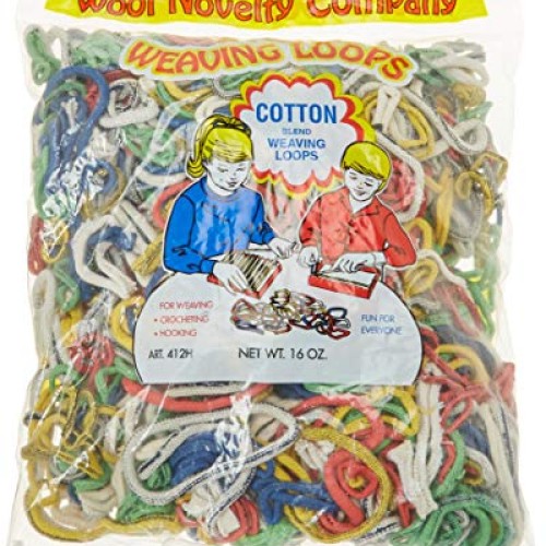 Wool Novelty Cotton Weaving Loops 16oz-Assorted