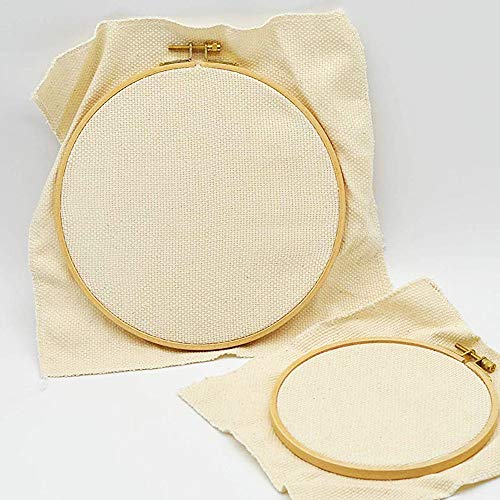 Wool Queen 26.3x19.6 Needlework Fabric, Monks Cloth for Rug-P...