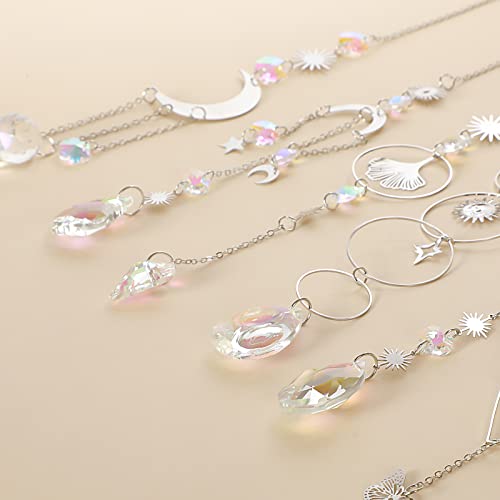 Sun Catchers, 6 Pieces Colorful Crystal Suncatchers Decorative Han...