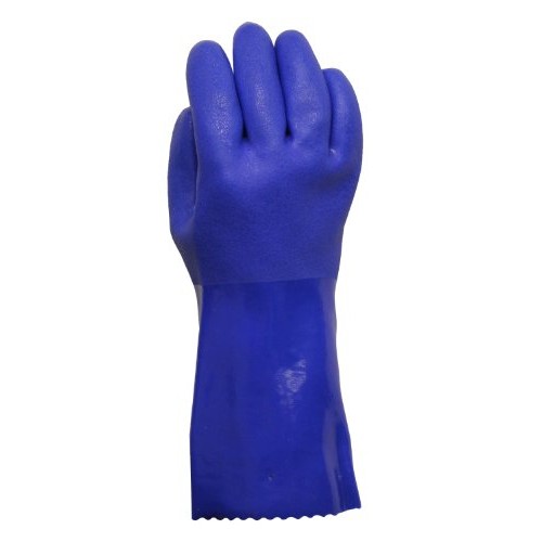 Working Hands PVC Coated Heavy Duty Rubber Gloves for Handling Che...