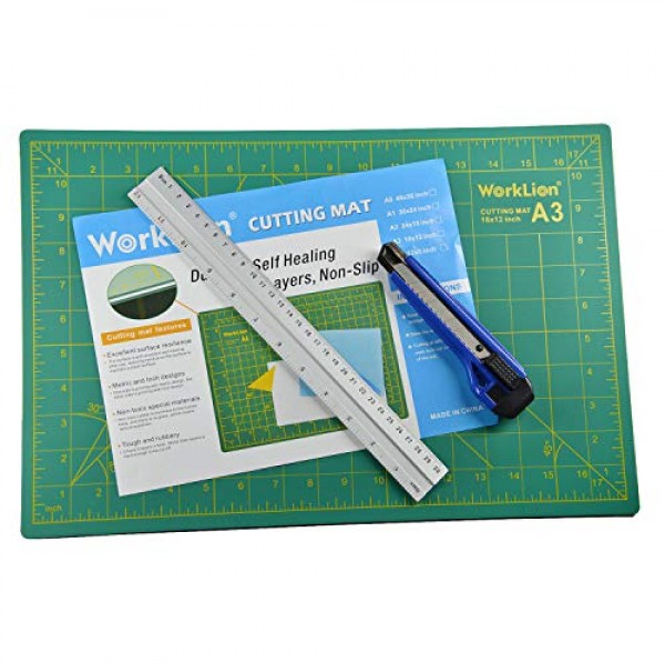  WORKLION 12 x 18 Art Self Healing PVC Cutting Mat