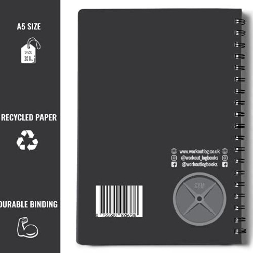 Workout Log Gym - 6 x 8 Inches - Gym, Fitness, and Training Diary ...