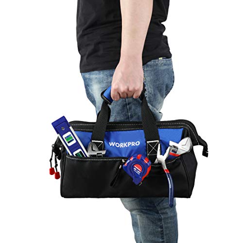 WORKPRO 125-Piece Household Tool Kit – 3.6V Rechargeable Screwdriv...