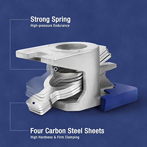 WORKPRO 2-Pack Pipe Clamps, Aluminum Die-casting Lightweight Tube ...
