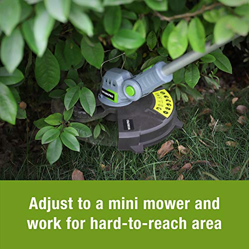 WORKPRO 20V Cordless String Trimmer/Edger, 12-inch, with 2Ah Lithi...