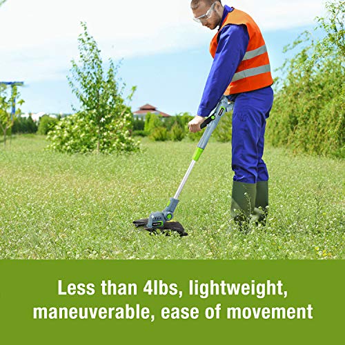 WORKPRO 20V Cordless String Trimmer/Edger, 12-inch, with 2Ah Lithi...