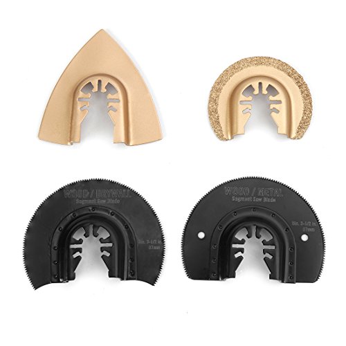 WORKPRO 25-piece Oscillating Multitool Accessories Saw Blades Quic...