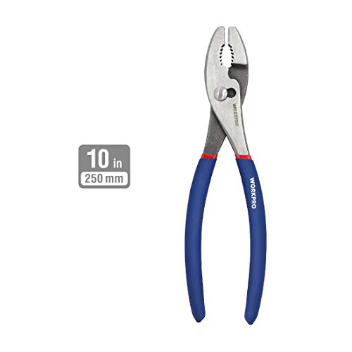 WORKPRO 6-Piece Pliers & Wrench Set 10 Water Pump Pliers, 10 Sl...