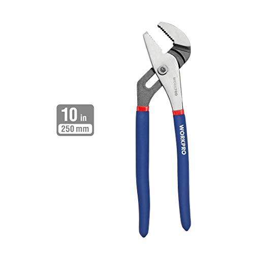 WORKPRO 6-Piece Pliers & Wrench Set 10 Water Pump Pliers, 10 Sl...