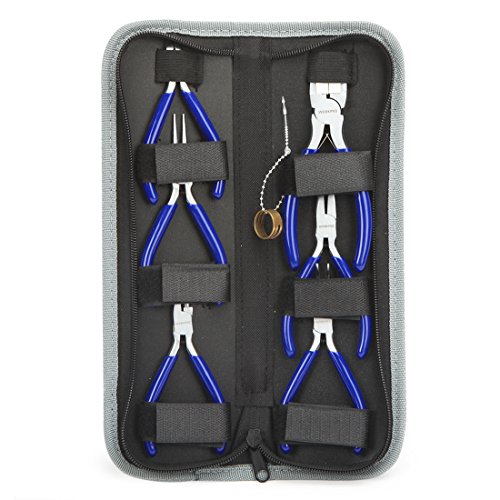 WORKPRO 7-Piece Jewelers Pliers Set Jewelry Tools Kit with Easy Ca...