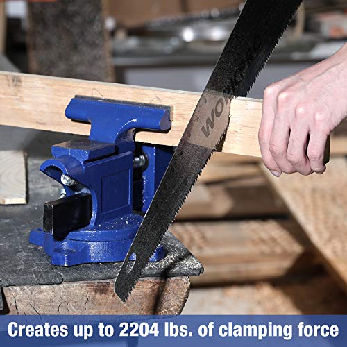 WORKPRO Bench Vise, 4-1/2 Heavy-Duty Utility Combination Pipe Hom...