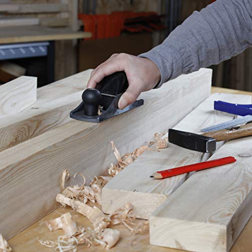 WORKPRO Block Plane, 1-9/16 in. Wide Blade, Cast Iron Body, Adjust...
