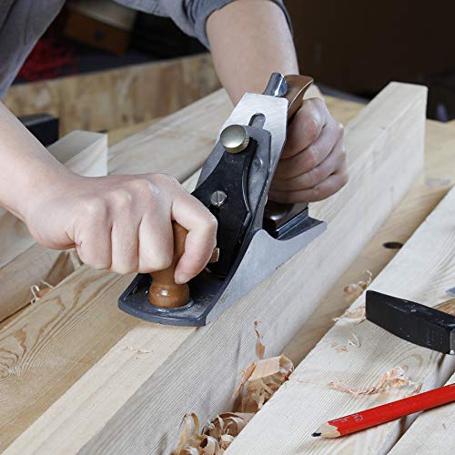 WORKPRO Block Plane, 2-Inch Wide Blade, Cast Iron Body, Adjustable...