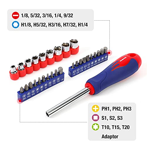 WORKPRO Home Tool Kit, 100 Piece Kitchen Drawer Household Hand Too...