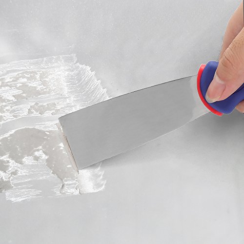 WORKPRO Putty Knife Set Stainless Steel Made 4-piece 1.5, 3, 4, 6