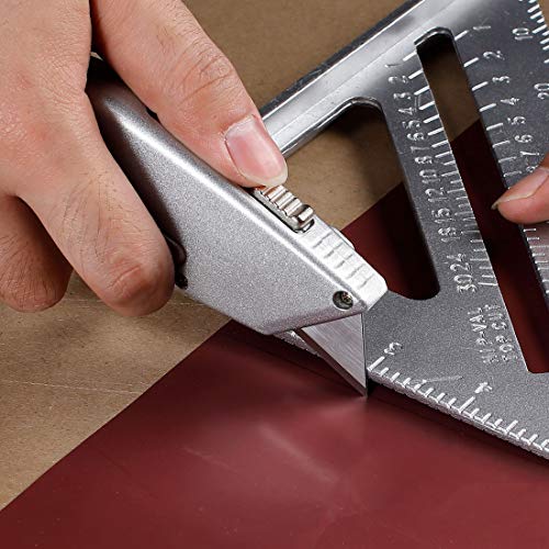 WORKPRO Retractable Utility Knife and Self-retracting Safety Box C...