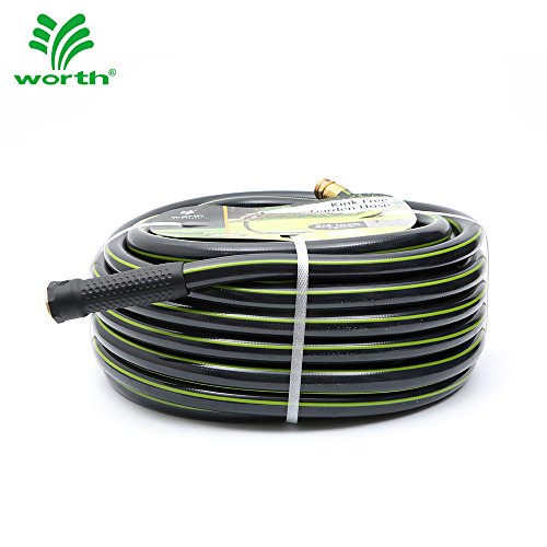 Worth Garden 5/8 x 50 50 FEET Kink Free Watering Garden Hose, ...