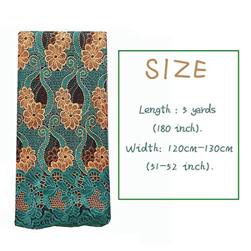 WorthSJLH French African Lace Fabrics 5 Yards 2019 New White Swiss...
