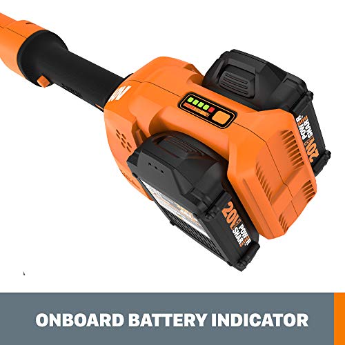 WG183 13-in Cordless Power Share 40V Grass Trimmer with Adjustable...