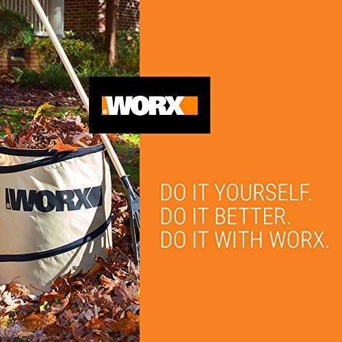 WORX WA0030 Landscaping 26-Gallon Collapsible Yard Waste Bag/Leaf ...