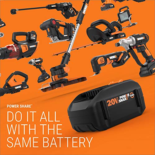 Worx WG170.3 GT Revolution 20V PowerShare 12 Grass Trimmer/Edger/...