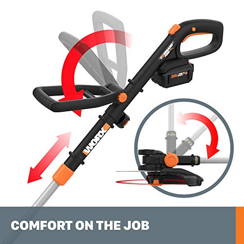 Worx WG170.3 GT Revolution 20V PowerShare 12 Grass Trimmer/Edger/...