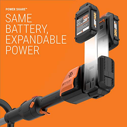 WORX WG184 40V Power Share 13 Cordless String Trimmer & Wheeled E...