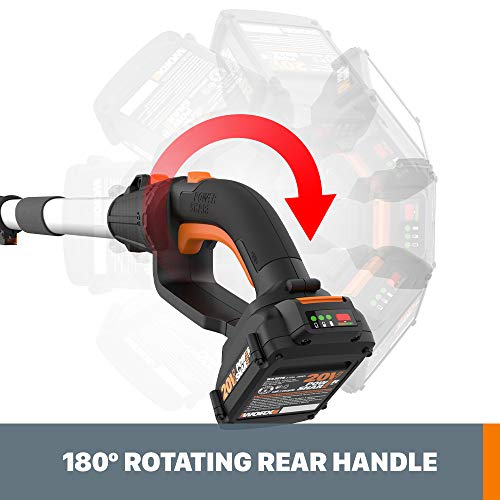 WORX WG252 20V Power Share Pole Hedge Trimmer 20, Battery and Cha...