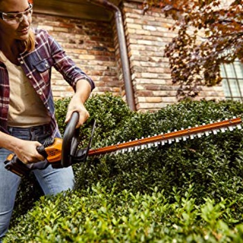 WORX WG261 20V Power Share 22-Inch Cordless Hedge Trimmer, Battery...