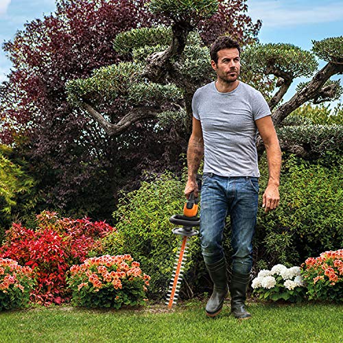 WORX WG261 20V Power Share 22-Inch Cordless Hedge Trimmer, Battery...
