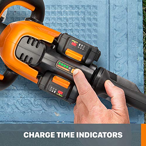 WORX WG284 40V Power Share Cordless 24 Hedge Trimmer 2x20V Batte...