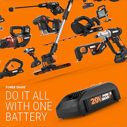 WORX WG320 20V Power Share Cordless 6-inch JawSaw Chainsaw with Au...