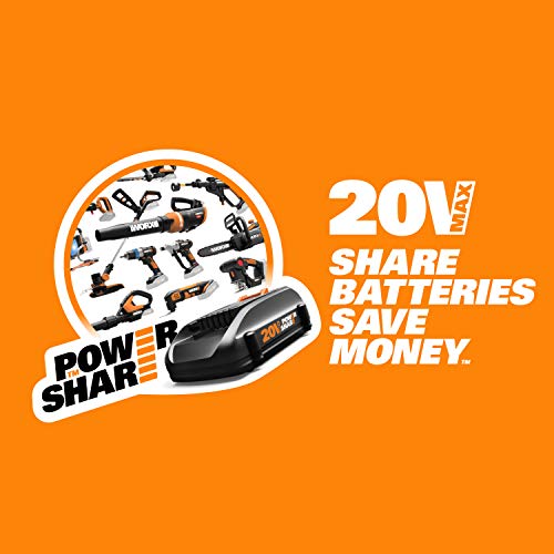 WORX WG320 20V Power Share Cordless 6-inch JawSaw Chainsaw with Au...