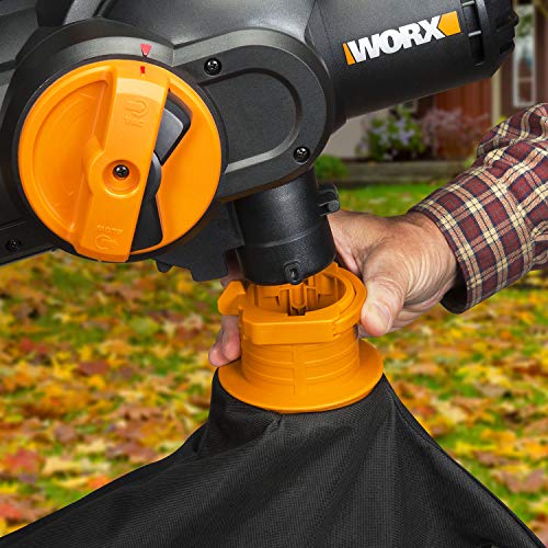 WORX WG512 Trivac 2.0 Electric 12-amp 3-in-1 Vacuum Blower/Mulcher...